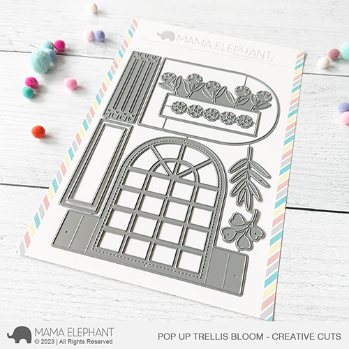 Mama Elephant - Pop Up Trellis Bloom - Creative Cuts