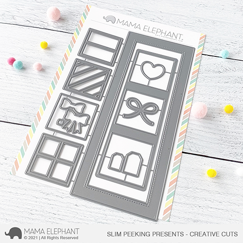 Mama Elephant - Slim Peeking Presents - Creative Cuts