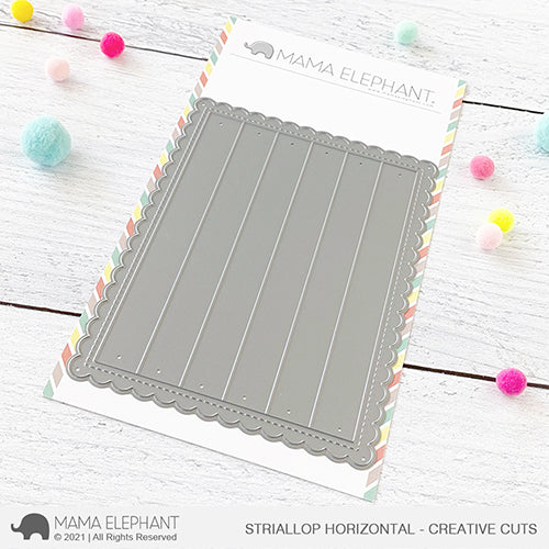 Mama Elephant - Striallop Horizontal - Creative Cuts