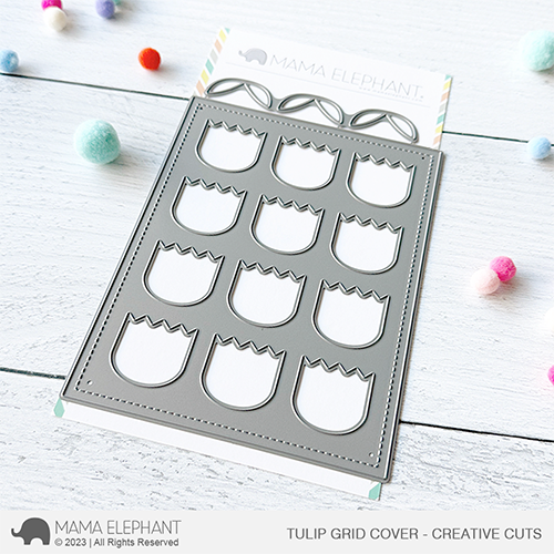 Mama Elephant - Tulip Grid Cover - Creative Cuts