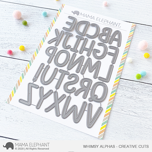 Mama Elephant - Whimsy Alphas - Creative Cuts