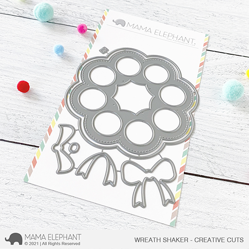 Mama Elephant - Wreath Shaker - Creative Cuts