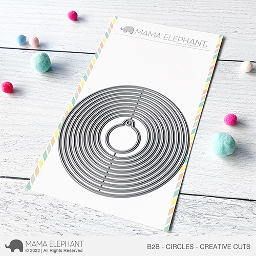 Mama Elephant - B2B - Circles - Creative Cuts