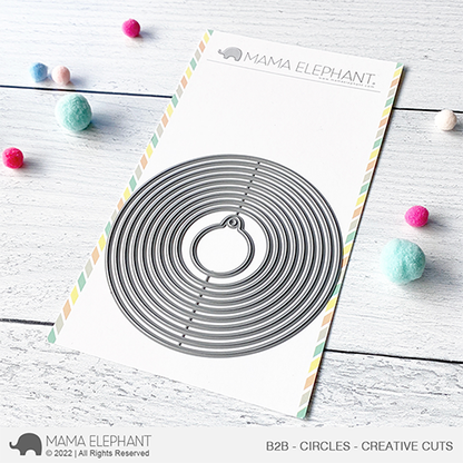 Mama Elephant - B2B - Circles - Creative Cuts