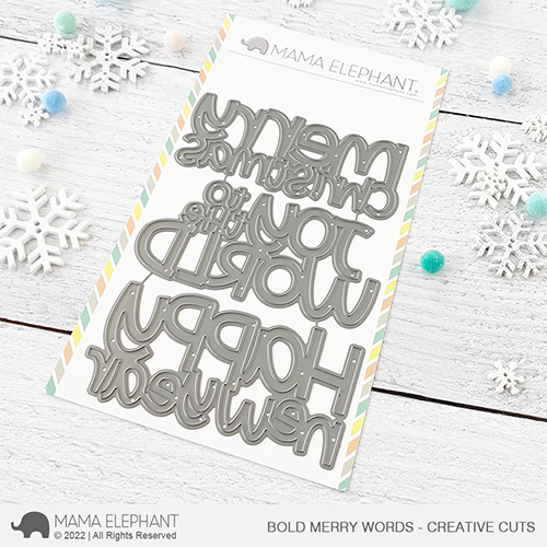 Mama Elephant - Bold Merry Words - Creative Cuts