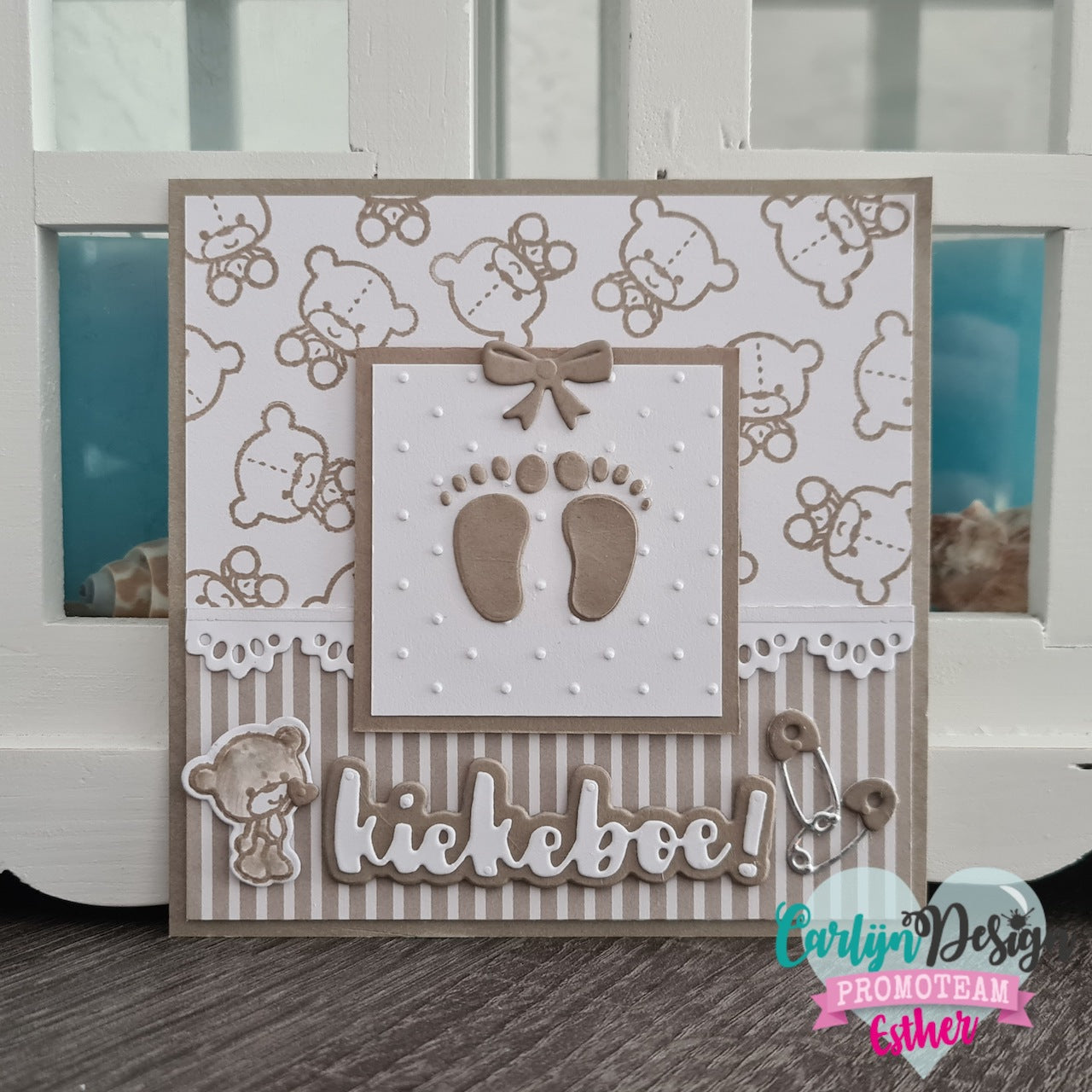 SET DEAL: Jocelijne Design - Baby Panda Clear Stamps + Metal Dies