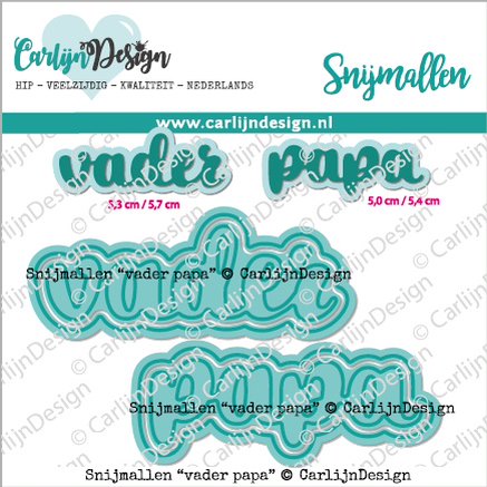 CarlijnDesign - Vader Papa Metal Dies