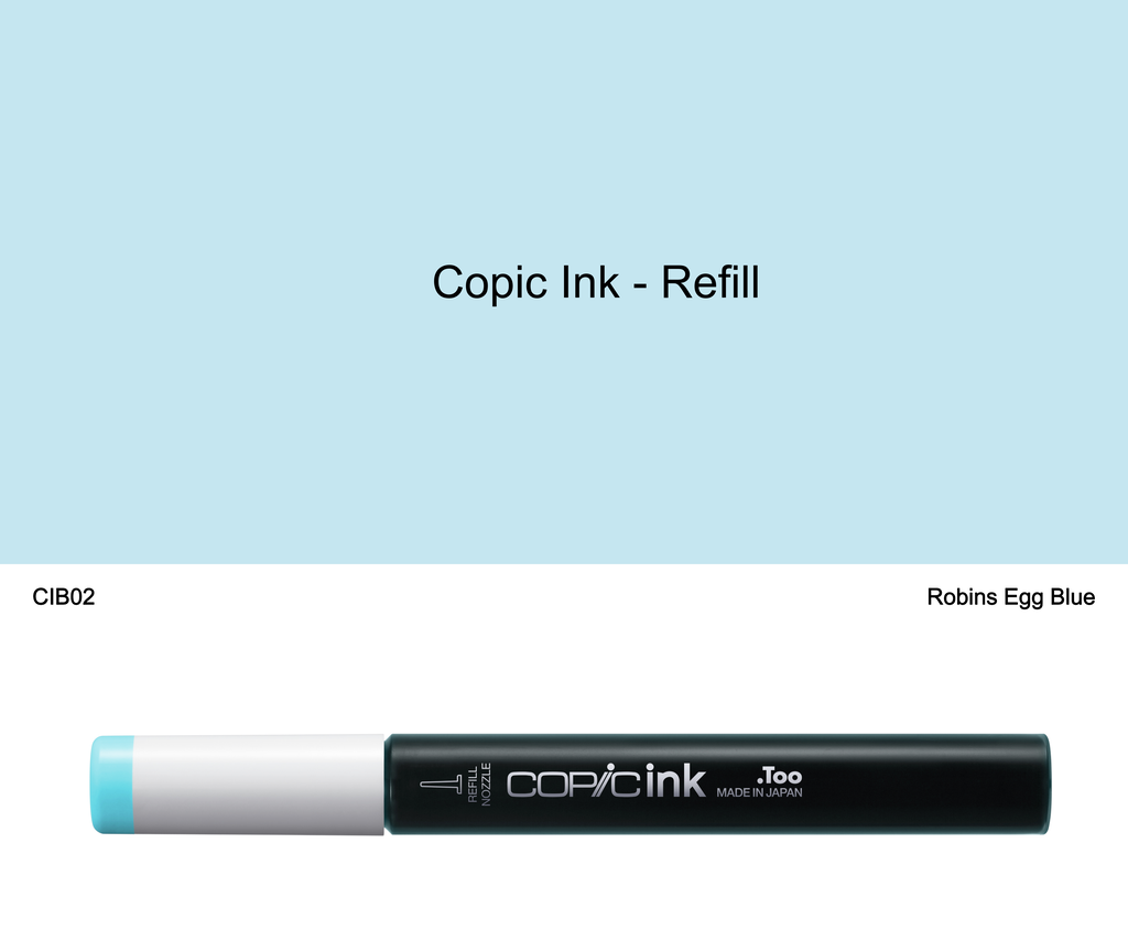 Copic Ink - B02 (Robins Egg Blue)