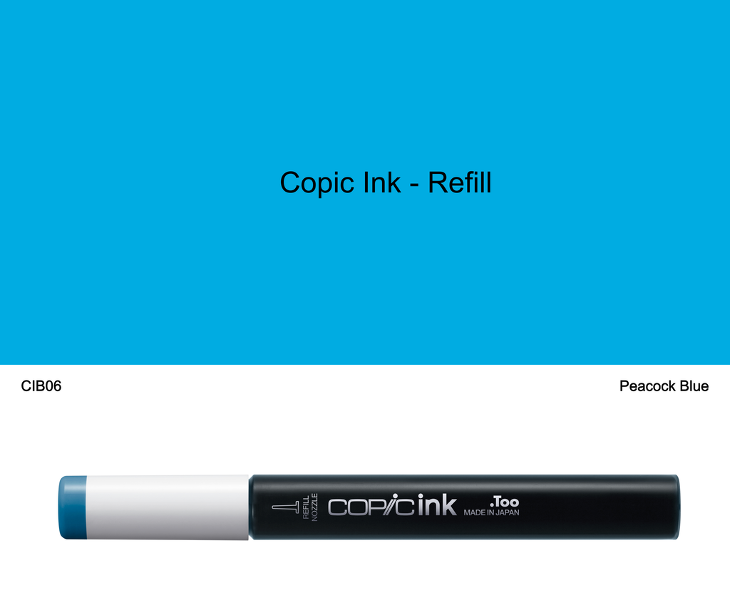 Copic Ink - B06 (Peacock Blue)