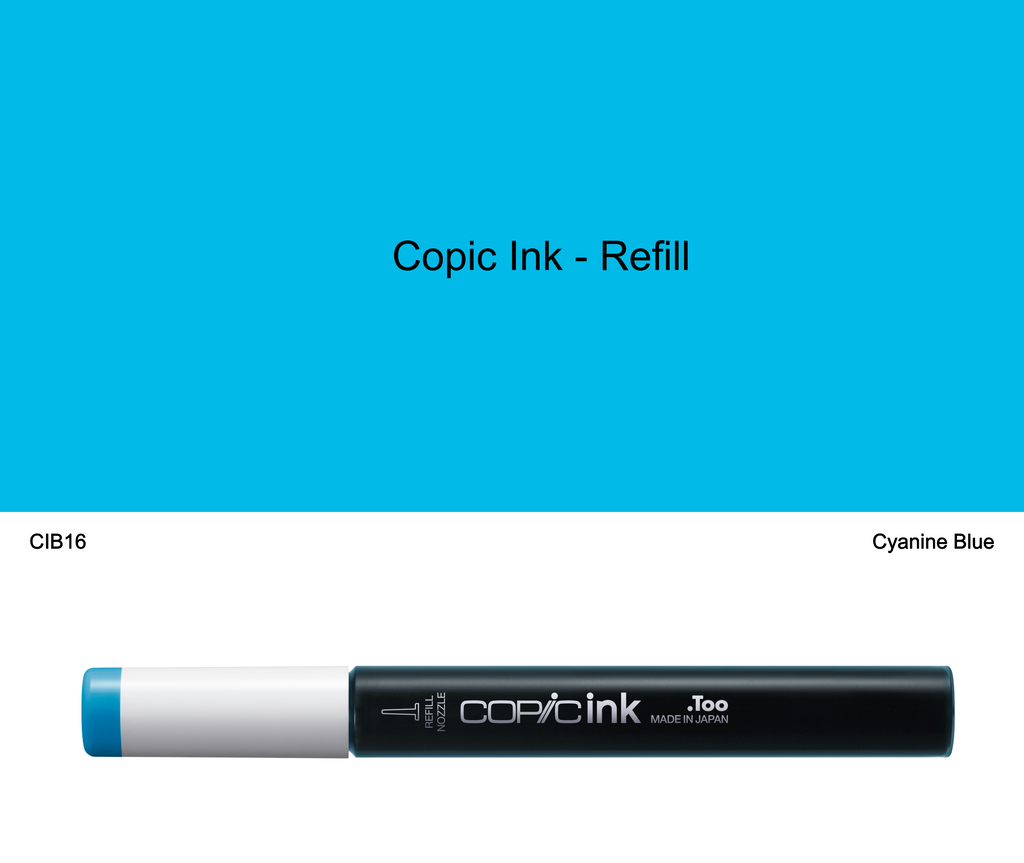 Copic Ink - B16 (Cyanine Blue)