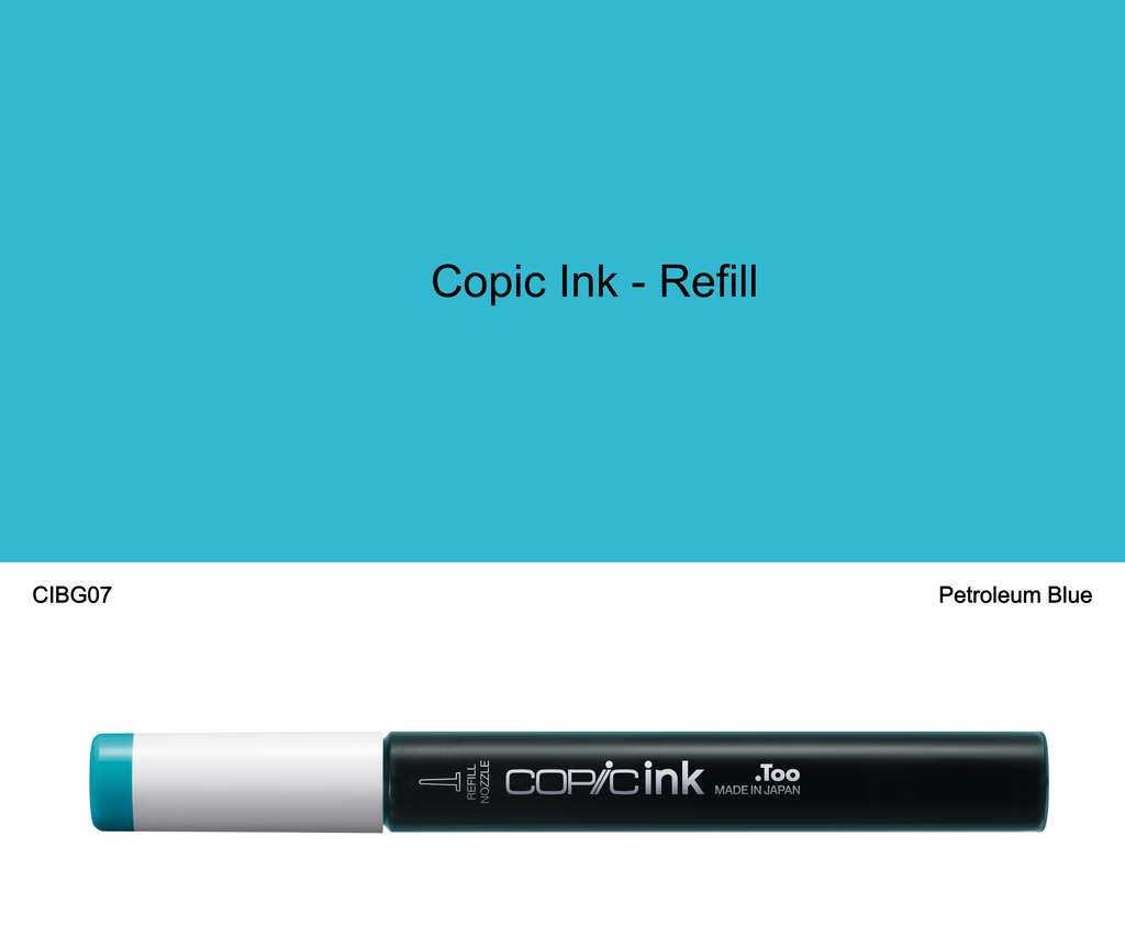 Copic Ink - BG07 (Petroleum Blue)