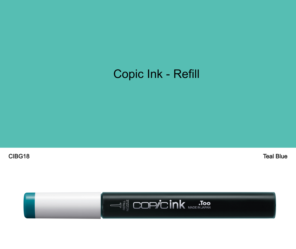 Copic Ink - BG18 (Teal Blue)