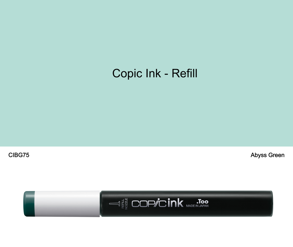 Copic Ink - BG75 (Abyss Green)