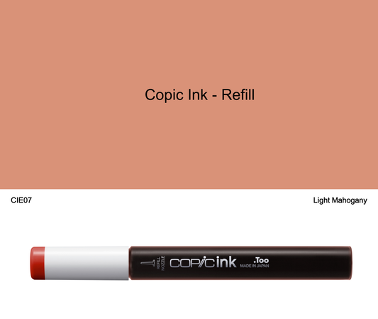 Copic Ink - E07 (Light Mahogany)