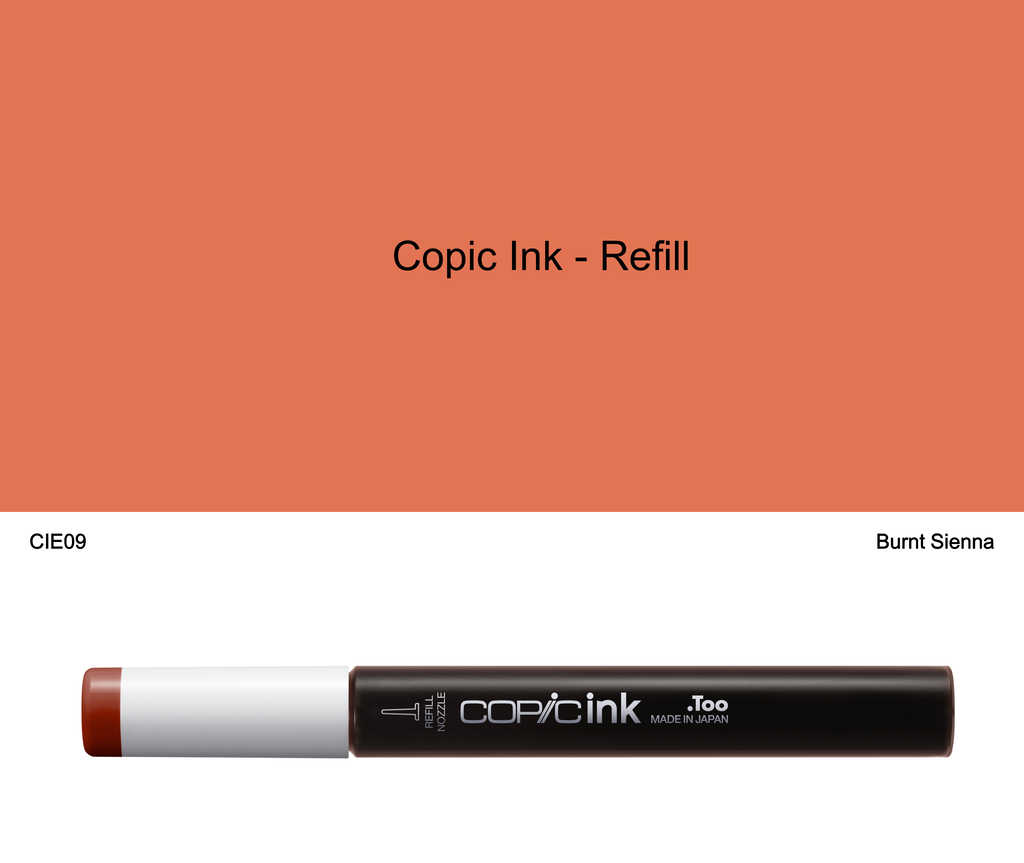 Copic Ink - E09 (Burnt Sienna)