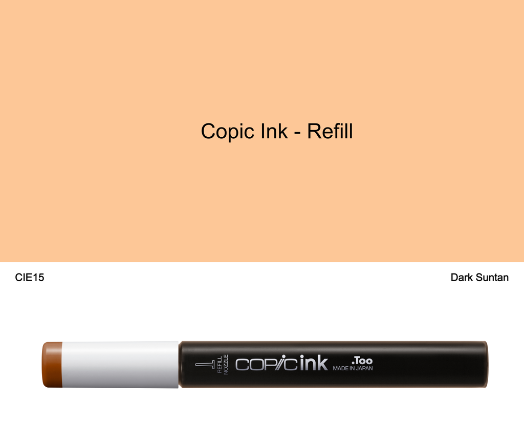 Copic Ink - E15 (Dark Suntan)