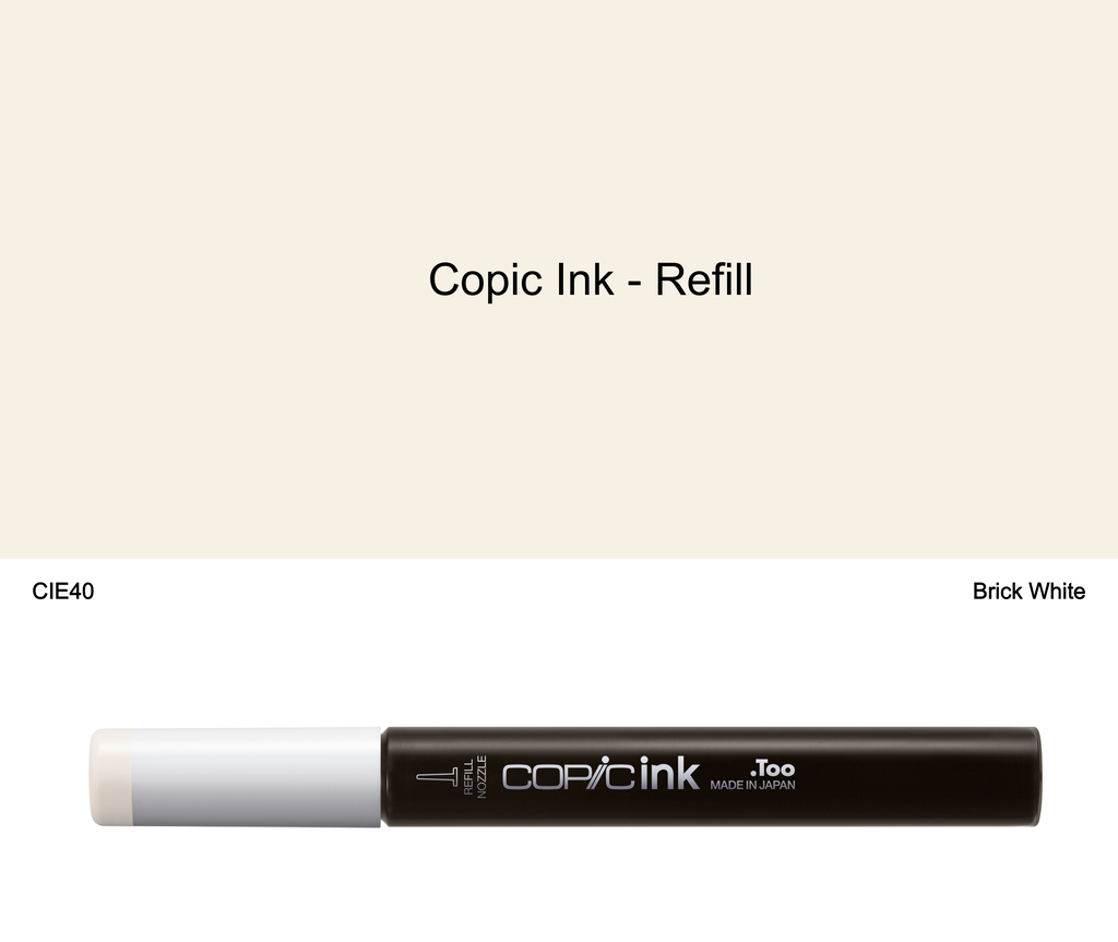 Copic Ink - E40 (Brick White)