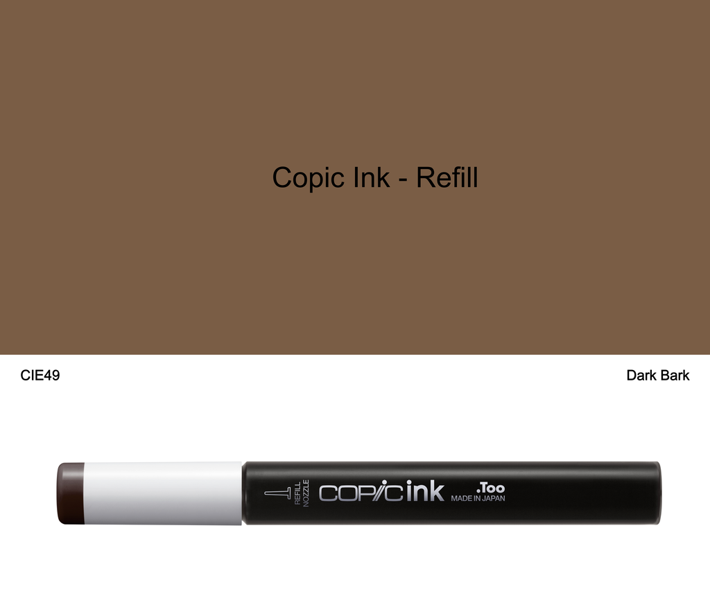 Copic Ink - E49 (Dark Bark)