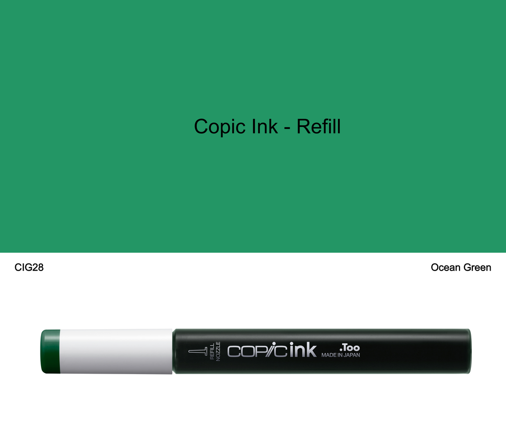 Copic Ink - G28 (Ocean Green)