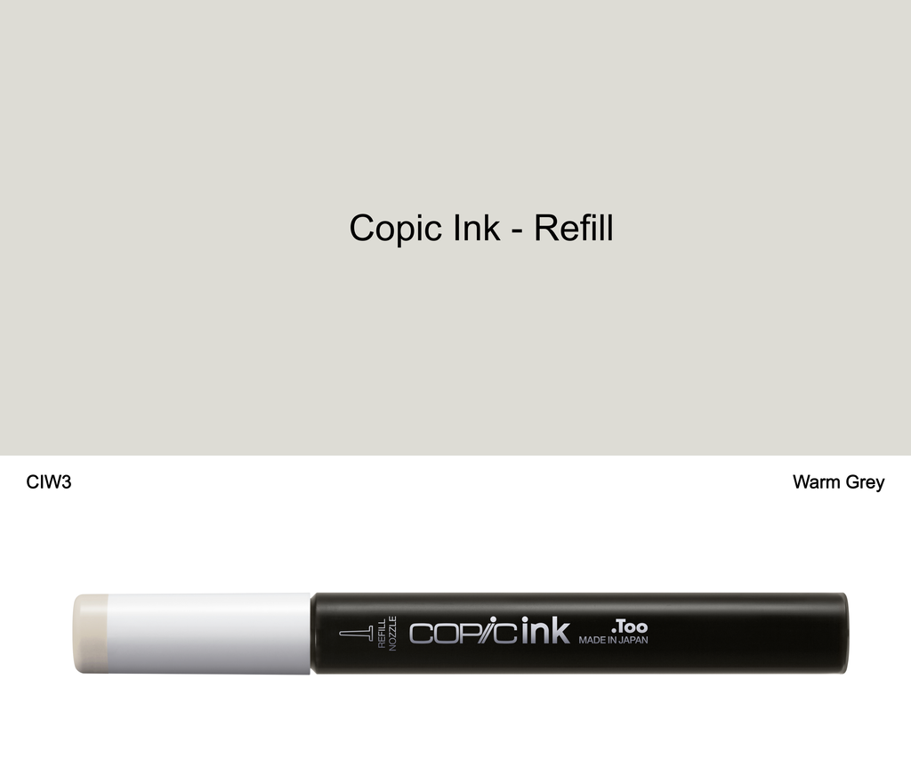 Copic Ink - W3 (Warm Grey)