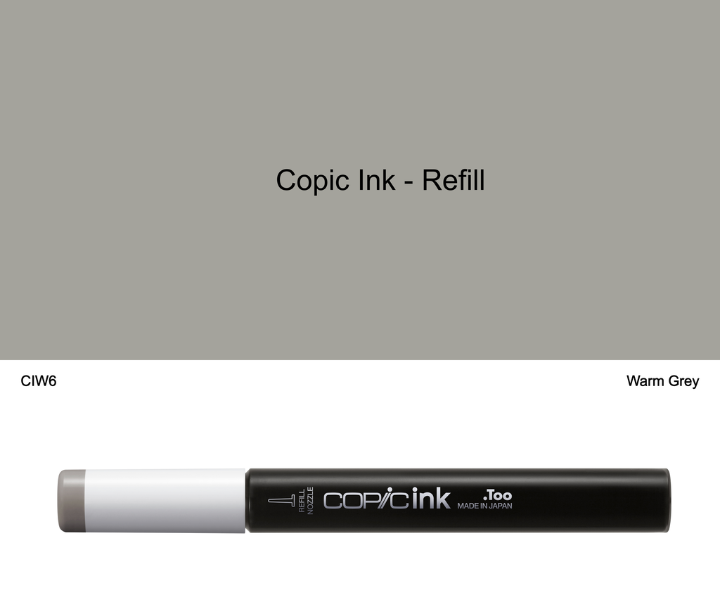 Copic Ink - W6 (Warm Grey)