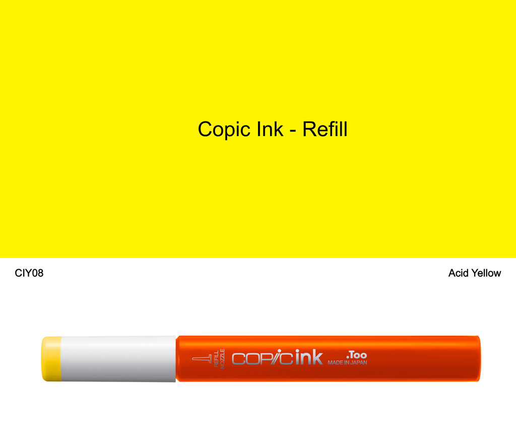 Copic Ink - Y08 (Acid Yellow)
