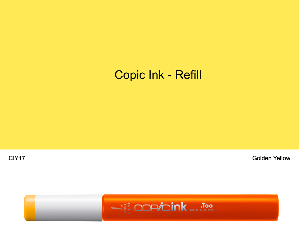 Copic Ink - Y17 (Golden Yellow)