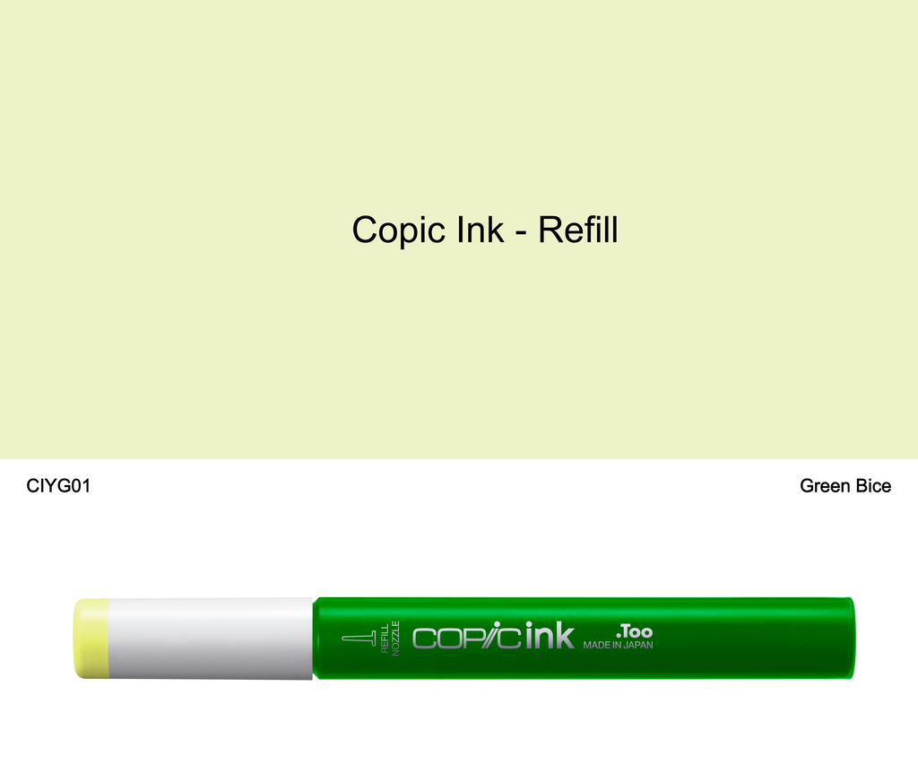 Copic Ink - YG01 (Green Bice)