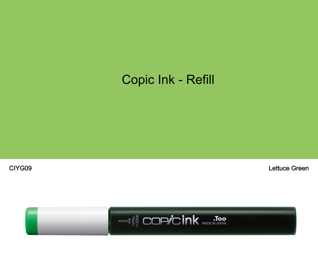 Copic Ink - YG09 (Lettuce Green)