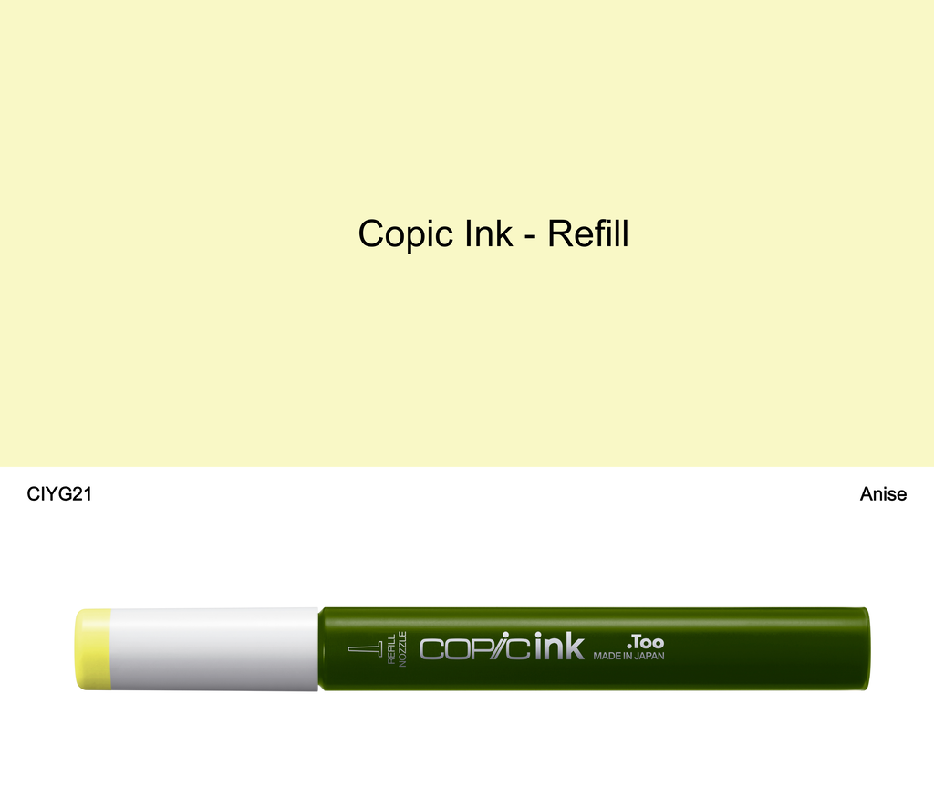 Copic Ink - YG21 (Anise)