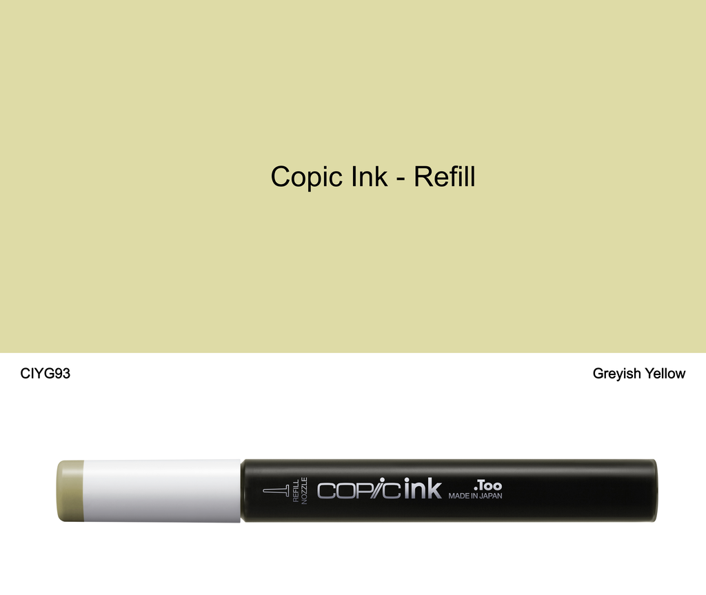 Copic Ink - YG93 (Greyish Yellow)