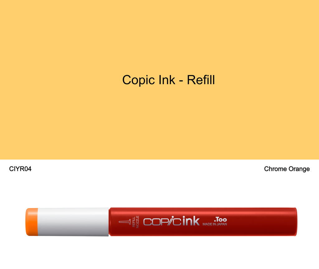 Copic Ink - YR04 (Chrome Orange)
