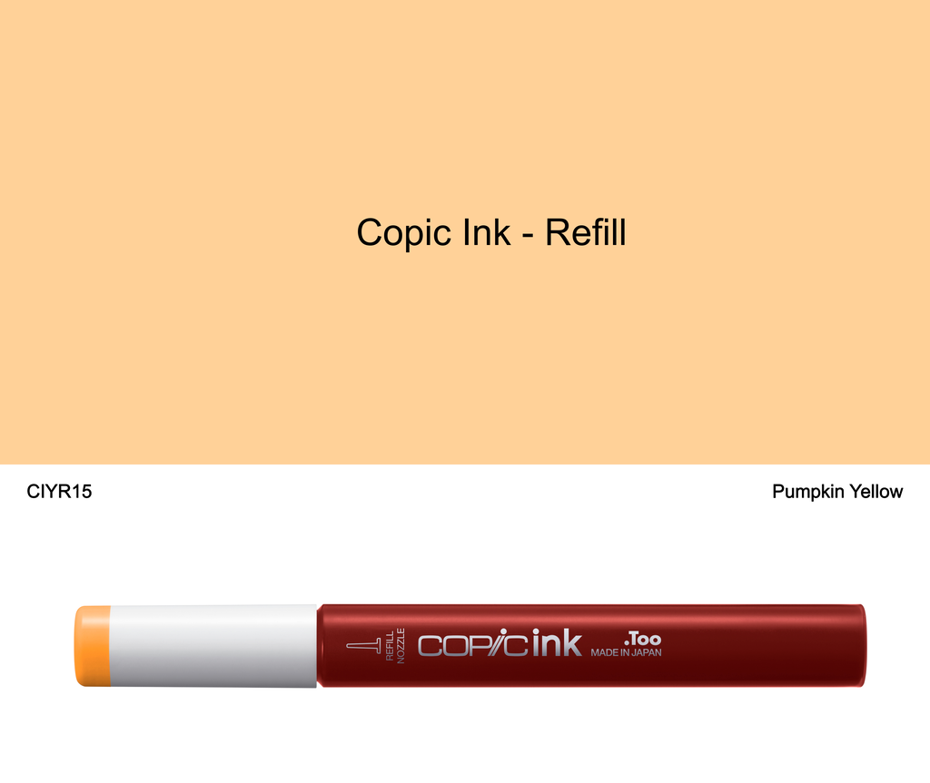 Copic Ink - YR15 (Pumpkin Yellow)