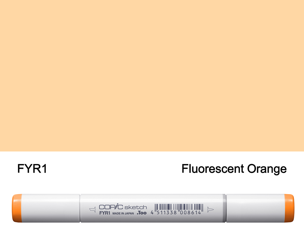Copic SKETCH - FYR1 (Fluorescent Orange)