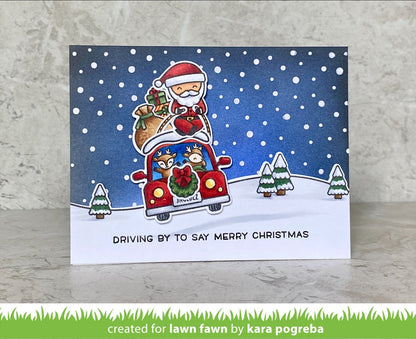 Lawn Fawn - Car Critters Christmas Add-On