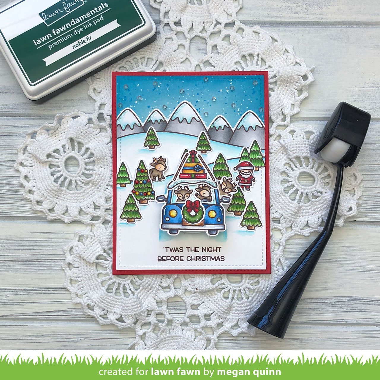 Lawn Fawn - Car Critters Christmas Add-On