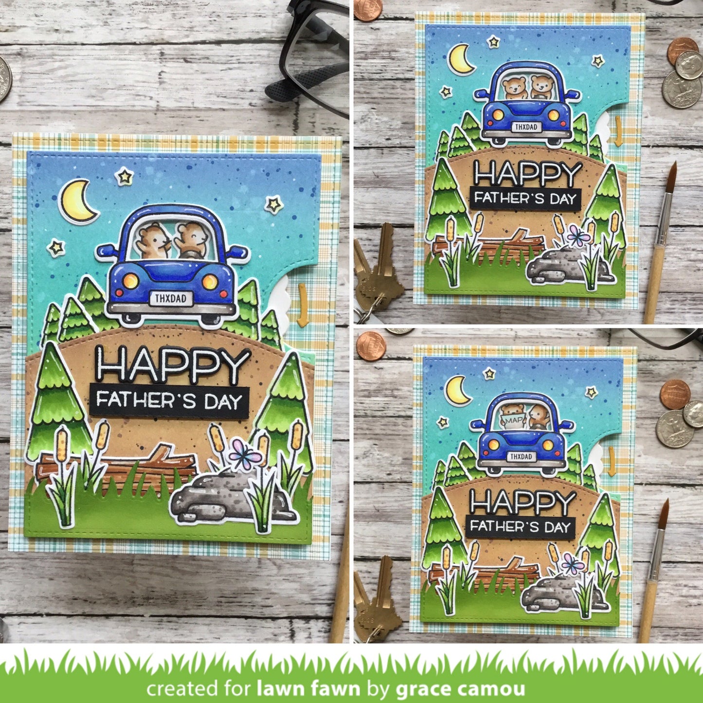 Lawn Fawn - Reveal Wheel Car Critters Add-On