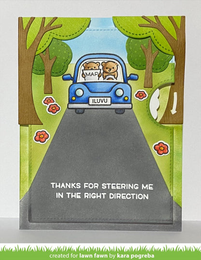 Lawn Fawn - Reveal Wheel Car Critters Add-On