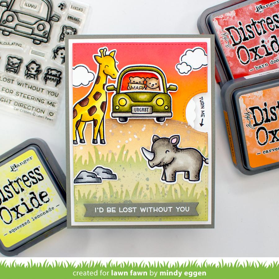 Lawn Fawn - Reveal Wheel Car Critters Add-On