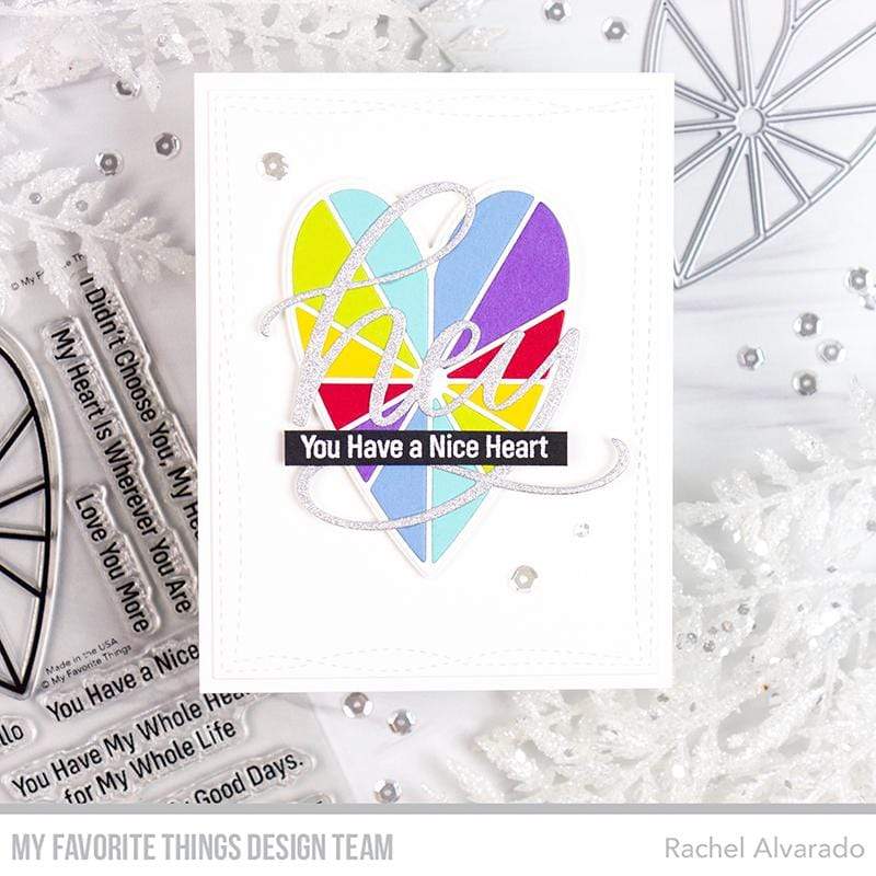 My Favorite Things - Heart Burst Hellos Die-namics