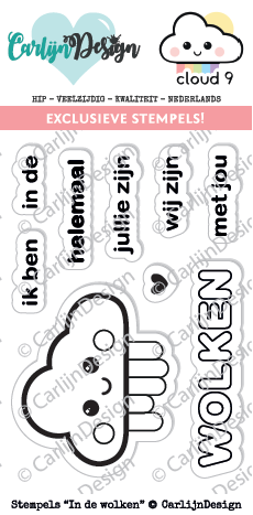 *Cloud9 Crafts & CarlijnDesign - In de wolken Stempels (In the clouds) Limited Edition