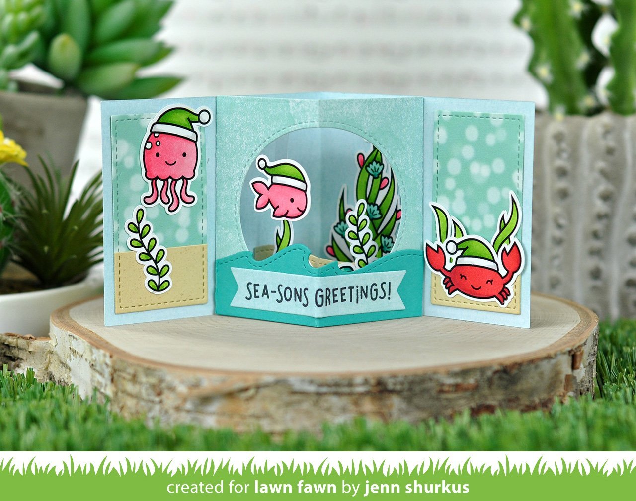 Lawn Fawn - Christmas Fishes