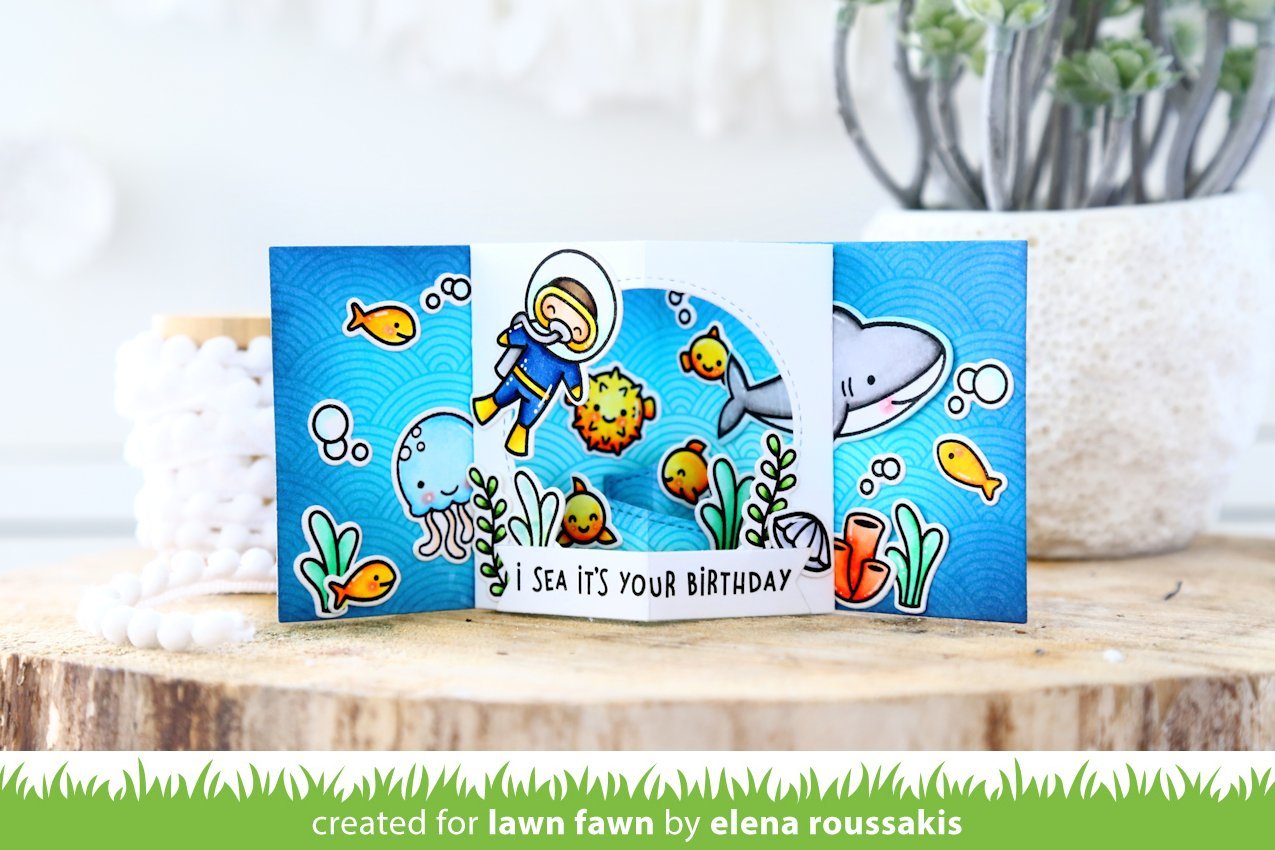 Lawn Fawn - Keep On Swimming