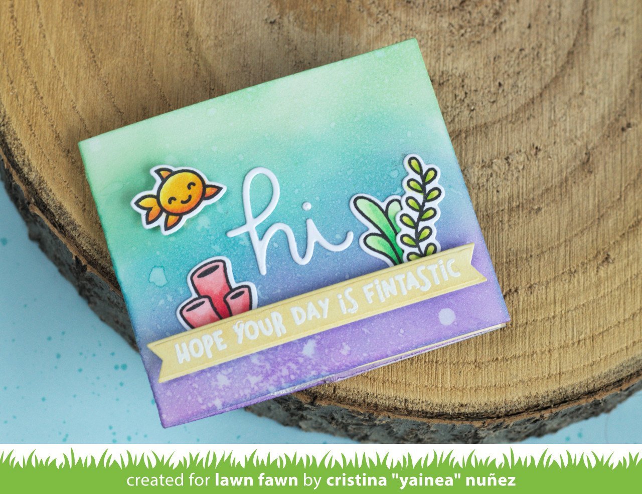 Lawn Fawn - Center Picture Window Card