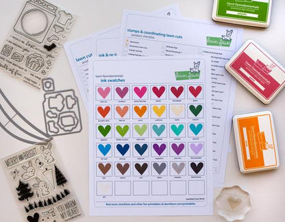 Lawn Fawn - Heart Swatch
