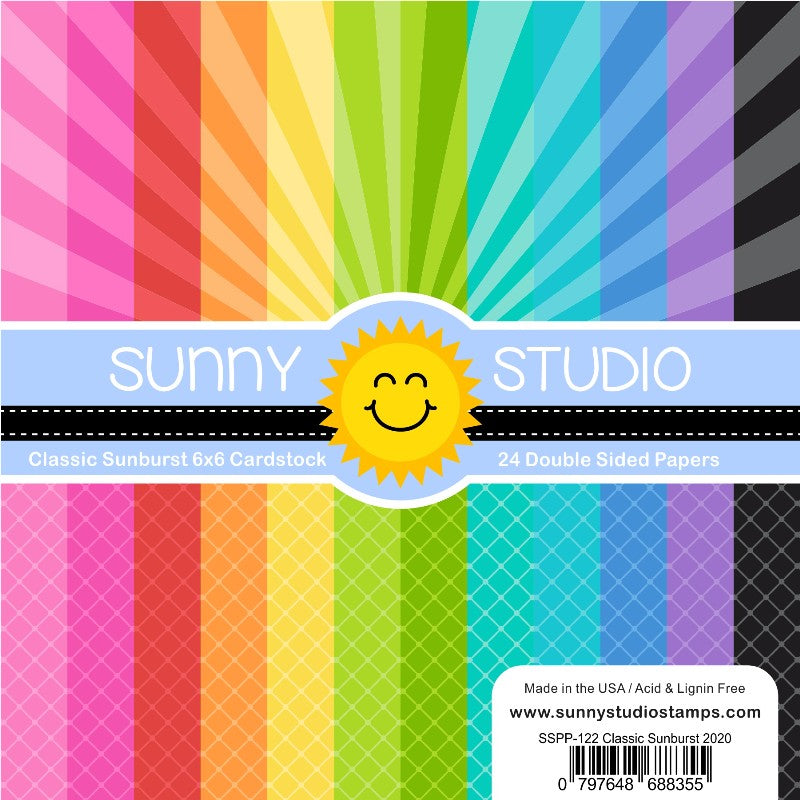Sunny Studio - Classic Sunburst Paper Pad 6x6"