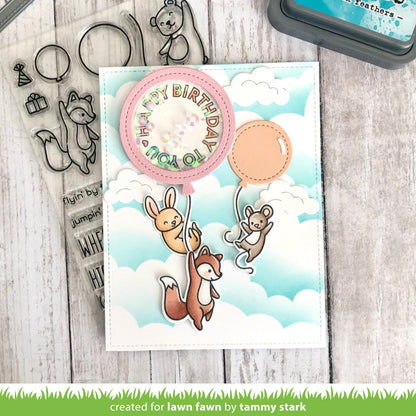 Lawn Fawn - Cloudy Stencil