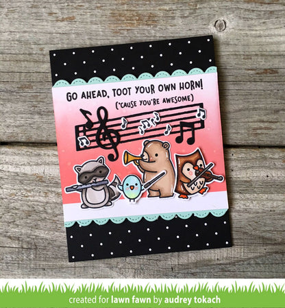 Lawn Fawn - Little Music Notes