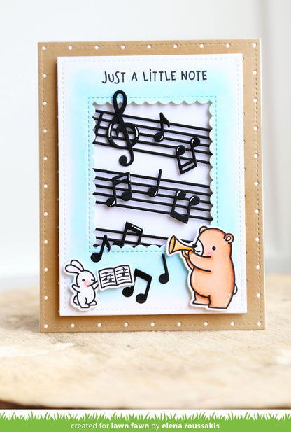 Lawn Fawn - Little Music Notes