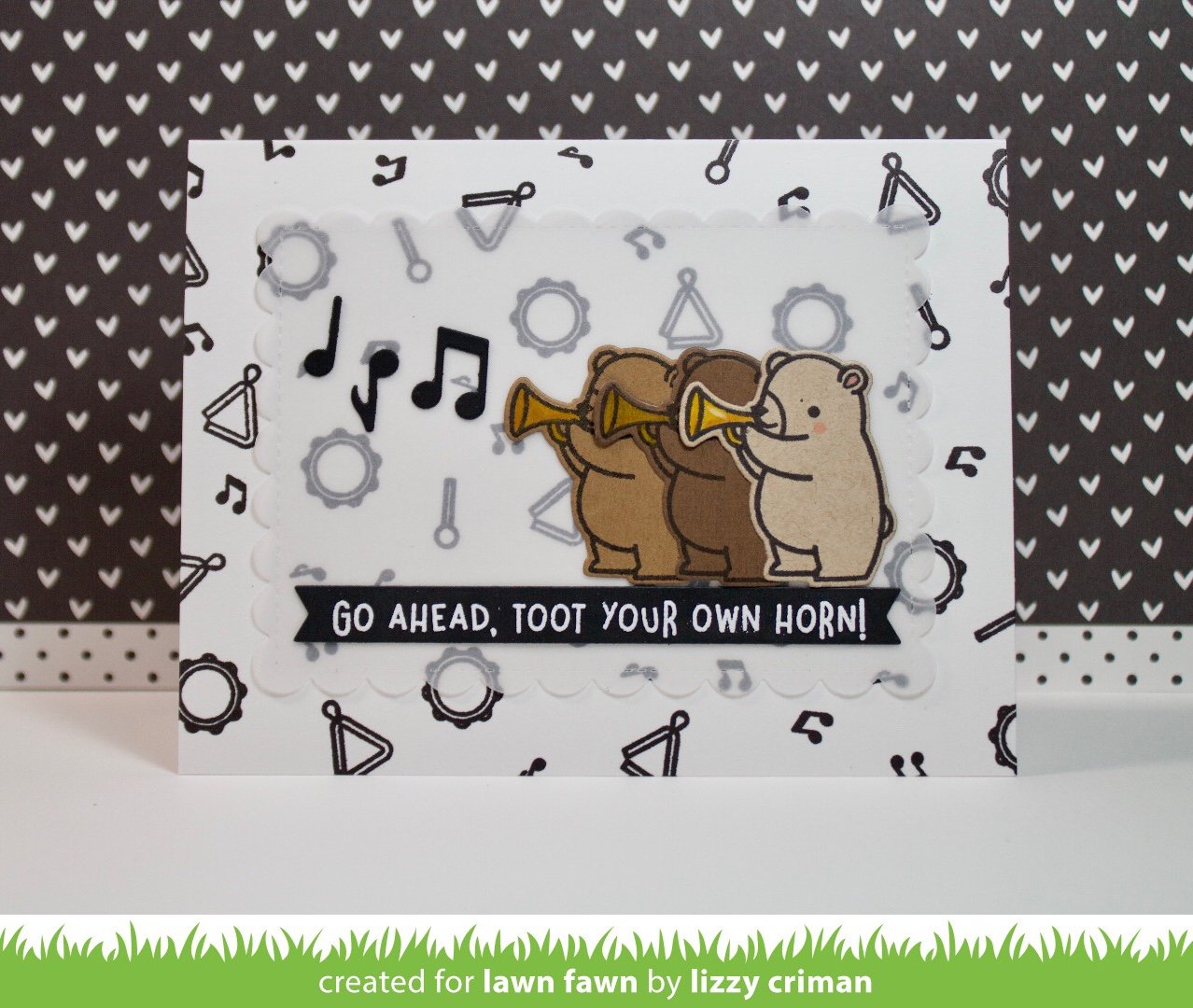 Lawn Fawn - Little Music Notes